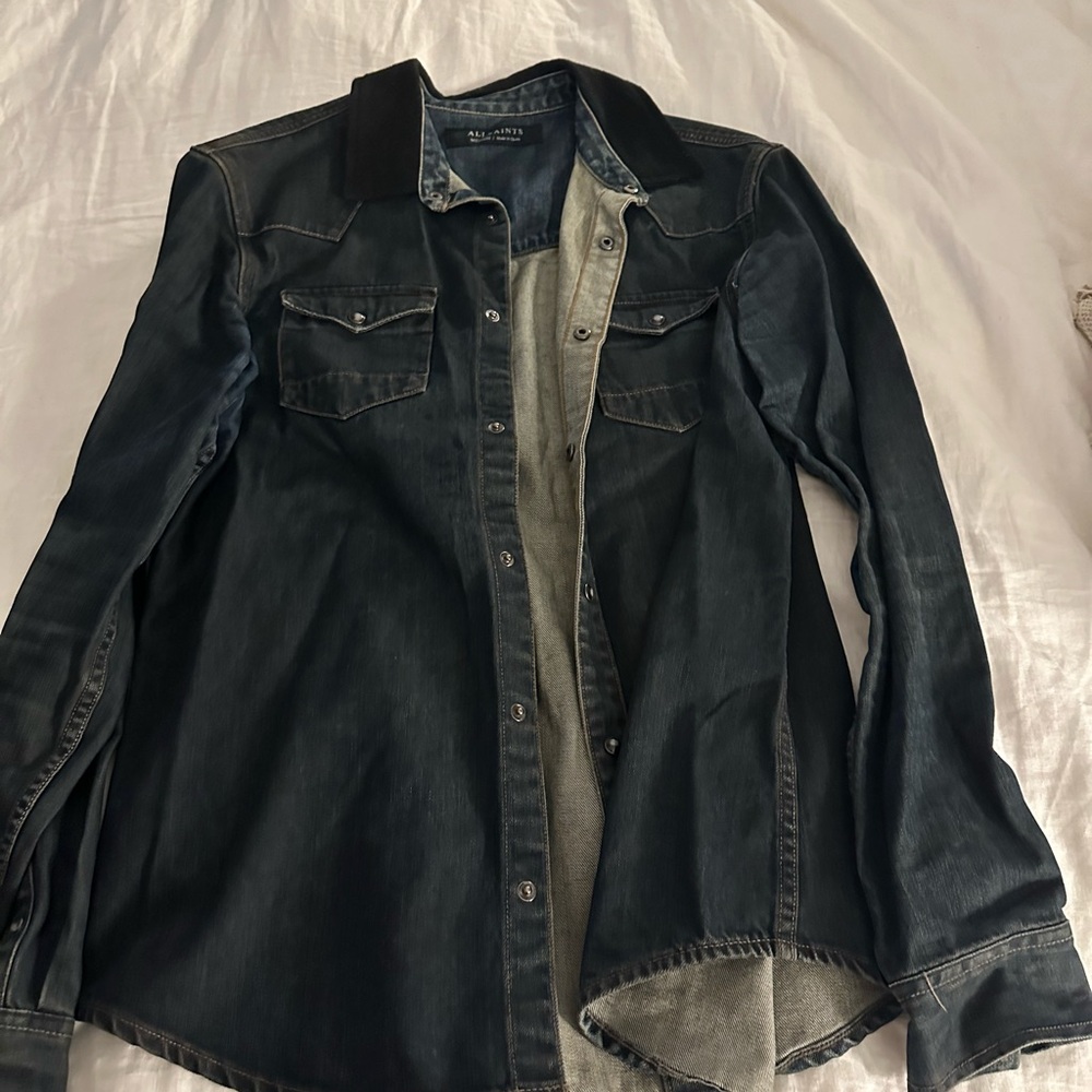 All saints denim jacket